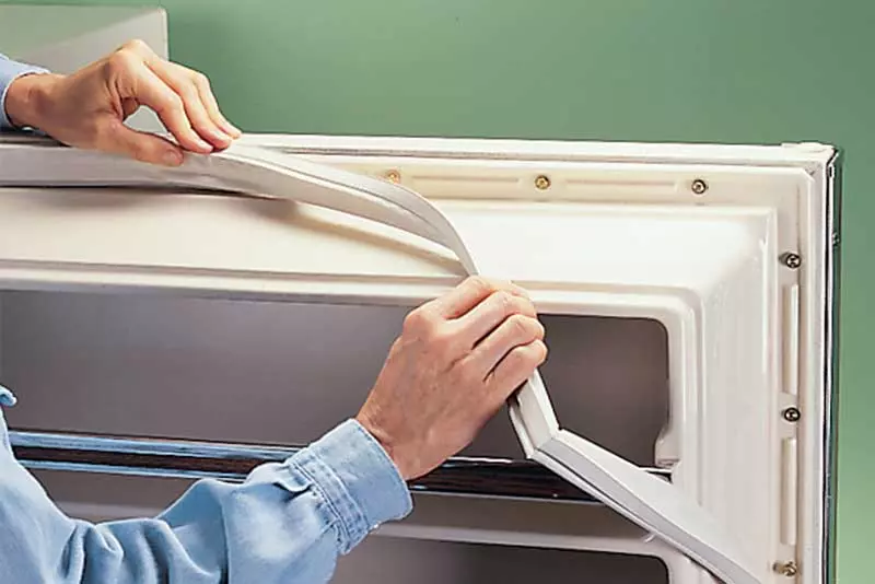 تعمیر لاستیک درب یخچال ✔️ تعویض لاستیک و نوار دور درب یخچال
